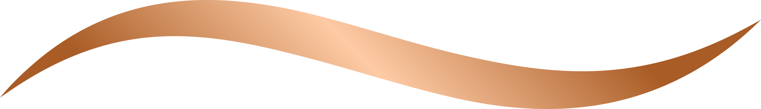 Bronze Curved Line